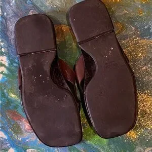 Vintage Prada Black and Brown Leather Slides buckle top size 10 Prada | Shoes | Vintage Prada Black And Brown Leather Slides  main image 2